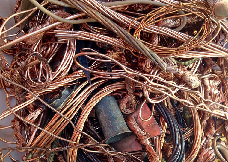 Copper wire recycling facility